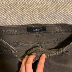 Brown Liverpool the hugger skinny jeans